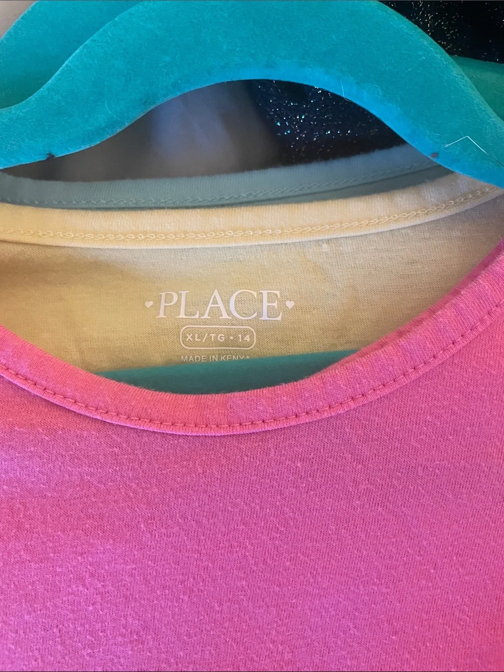 The Children's Place Lot of 3 Short Sleeve Tees - Yellow, Pink, Blue